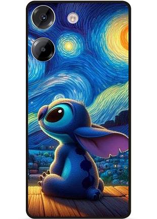 Силіконовий бампер чохол для tecno camon 20 pro стіч stitch