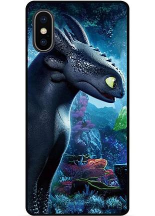 Силиконовый чехол для iphone xs как приручить дракона