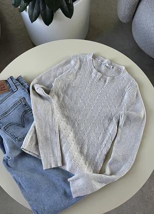 Жіночий лонгслів bershka жіночий трикотажний лонгслів вівсяного кольору bershka
