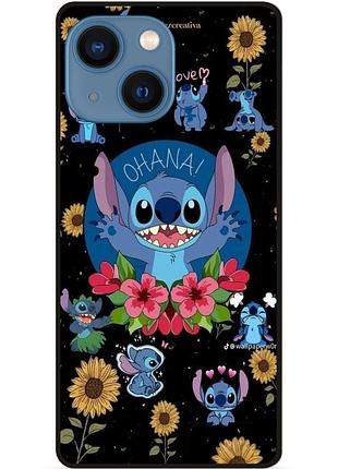 Силіконовий бампер чохол для iphone 14 з картинкою стіч stitch