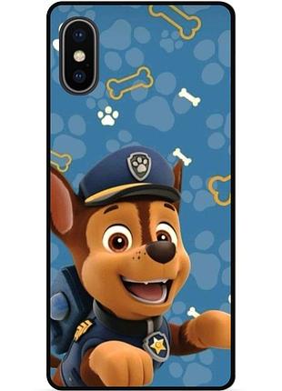 Силіконовий чохол бампер для iphone xr з малюнком щенячий патруль
