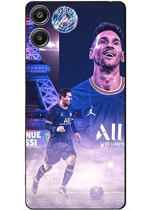 Силіконовий чохол бампер для samsung a05 з малюнком messi psg мессі