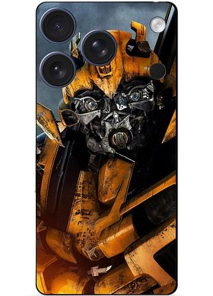 Силіконовий чохол бампер для iphone 17 pro max з малюнком бамблбі bumblebee трансформери
