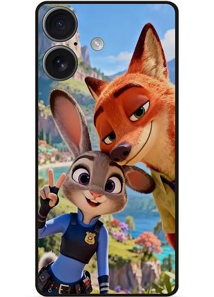 Силіконовий чохол бампер для iphone 17 з малюнком zootopia 9