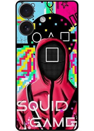 Силиконовый чехол бампер для iphone 17 игра в кальмара
