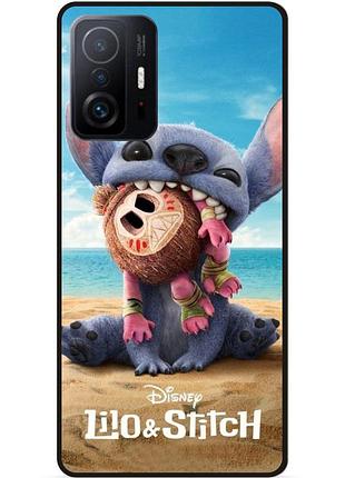 Силіконовий бампер чохол для xiaomi 11t стіч stitch