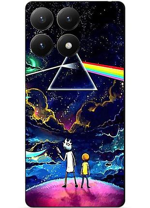 Силіконовий чохол бампер для xiaomi 15t з малюнком рік і морті rick and morty