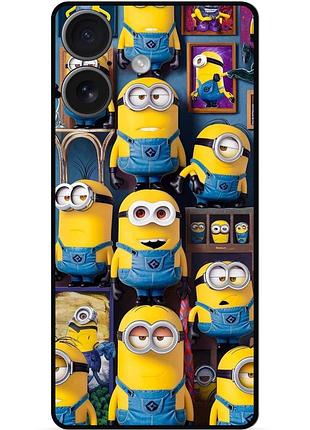 Силіконовий чохол бампер для iphone 17 з малюнком міньйони minion