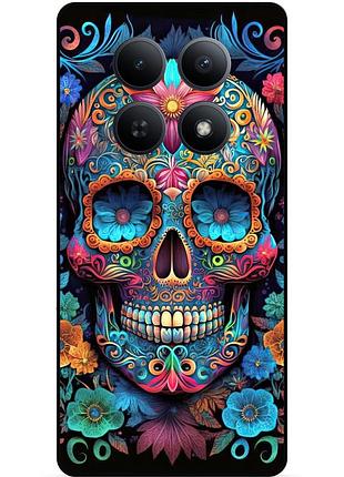 Силіконовий чохол бампер для xiaomi redmi note 15 pro 5g з картинкою череп скелет