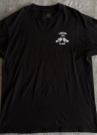Футболка lurking class good times bad friends чорна l-xl