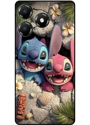 Силіконовий бампер чохол для zte blade a36 стіч stitch