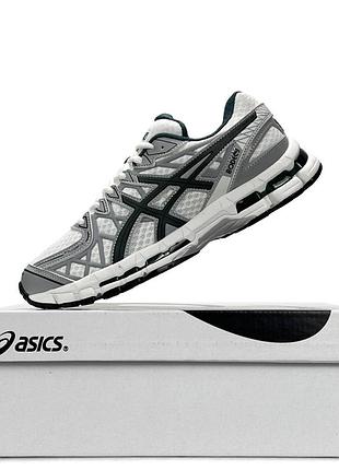 Чоловічі кросівки asics gel-kayano 20 white grey