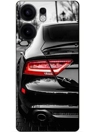 Чехол силиконовый бампер для oppo reno 13fs с рисунком audi ауди машина авто