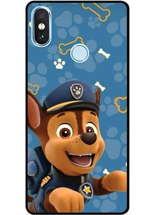 Силіконовий чохол бампер для xiaomi mi 8 з малюнком щенячий патруль