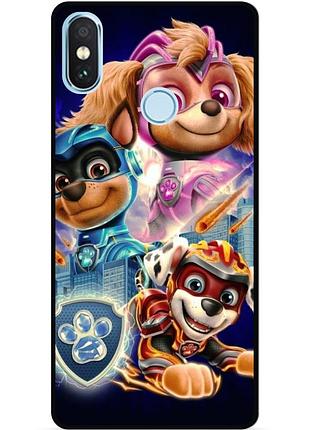 Силіконовий чохол бампер для xiaomi mi 8 з малюнком щенячий патруль