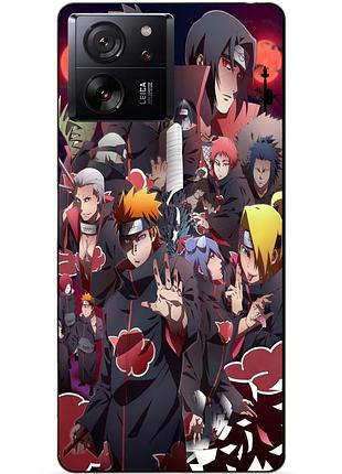 Чехол силиконовый бампер для xiaomi 13t pro с рисунком наруто naruto аниме