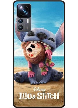 Силиконовый чехол бампер для xiaomi 12t лило и стич stitch