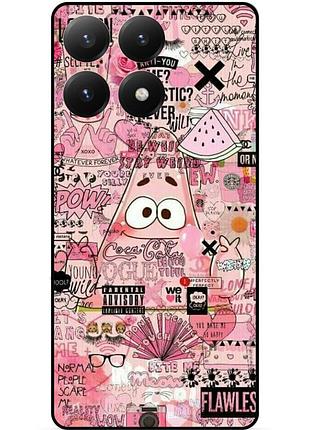 Силиконовый чехол для motorola moto g86 power с рисунком губка боб sponge bob