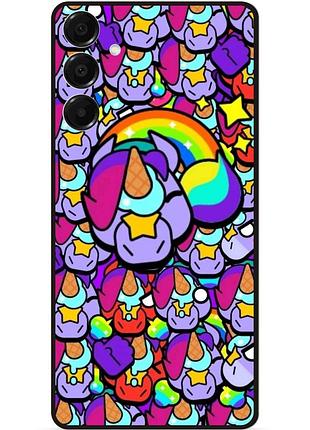 Силіконовий чохол бампер для samsung a05s стікери бравл берри brawl