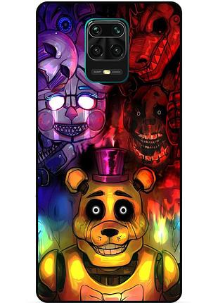 Силіконовий бампер чохол для xiaomi redmi note 9s з малюнком freddy фредді аніматроніки