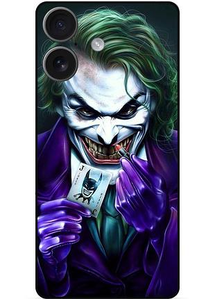 Чехол силиконовый бампер для iphone 17 с рисунком joker джокер
