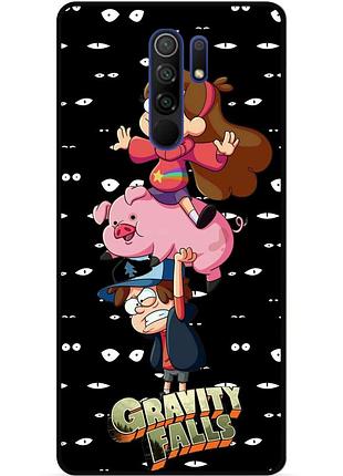 Силиконовый бампер чехол для xiaomi redmi note 8 pro с картинкой gravity falls гравити фолз