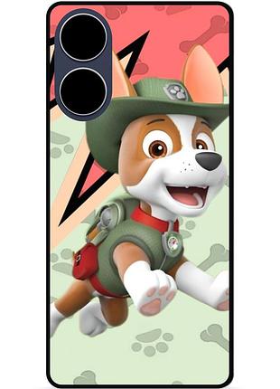 Силіконовий чохол бампер для oppo a17 з малюнком щенячий патруль