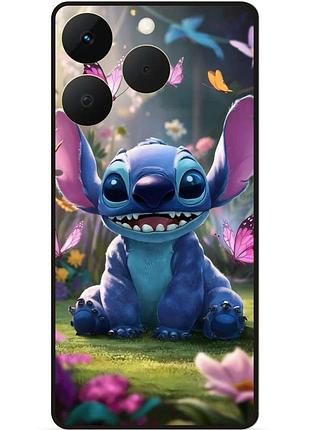 Силіконовий бампер чохол для realme 15t стіч stitch