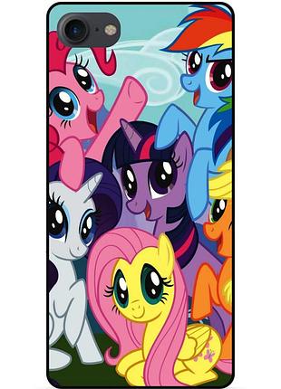 Силіконовий бампер чохол для huawei y5 2018 з малюнком поні my little pony