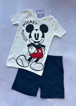 Пижама детская летняя с микки маус primark р.98 см (2-3 года)