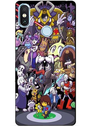 Силіконовий чохол бампер для xiaomi mi 8 з малюнком undertale андертейл