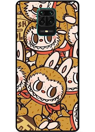 Силиконовый чехол бампер для xiaomi redmi note 9s с картинкой labubu лабубу