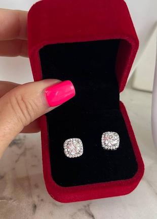Сережки серебро 925