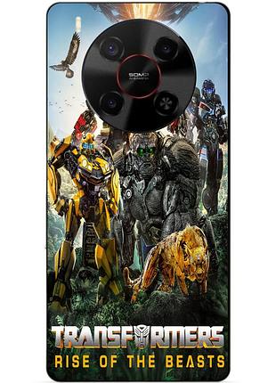 Силіконовий чохол бампер для zte nubia v70 max зверобати трансформери transformers