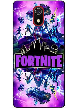 Силиконовый бампер чехол для xiaomi redmi 8a с рисунком fortnite marvel фортнайт марвел