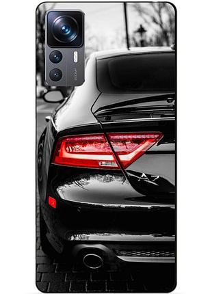 Силіконовий чохол бампер для xiaomi 12t з малюнком audi ауді машина авто