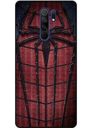 Силіконовий чохол бампер для xiaomi redmi 9 з картинкою людина-павук spider man