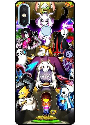 Силіконовий чохол бампер для xiaomi redmi note 5 з малюнком undertale андертейл
