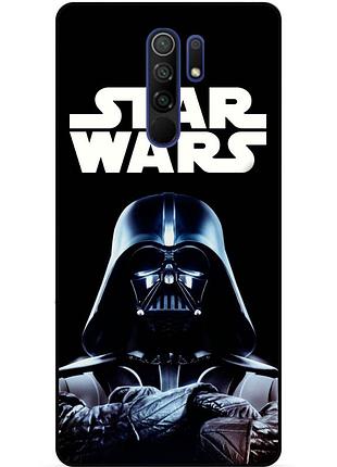 Силиконовый бампер чехол для xiaomi redmi note 8 pro с рисунком star wars звездные войны дарт вейдер