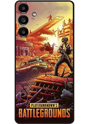 Силіконовий чохол бампер для samsung s21 з малюнком pubg пабг