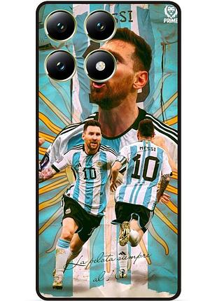 Силиконовый бампер чехол для xiaomi 14t с рисунком messi аргентина месси