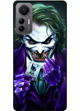 Чехол силиконовый бампер для xiaomi 12 lite с рисунком joker джокер