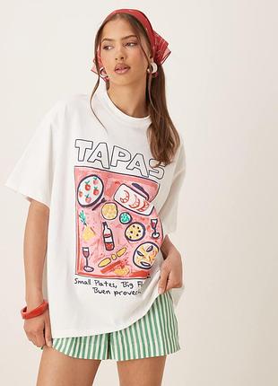 Футболка оверсайз батал asos design