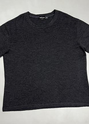 Оригінальний чоловічий джемпер giorgio armani black label (вовна/кашемір) • розмір 58 (xl-xxl)