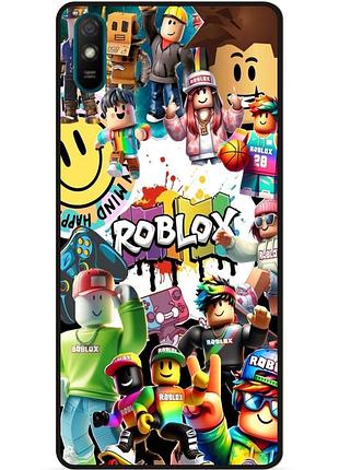 Силиконовый чехол для huawei y5 2019 с рисунком роблокс roblox
