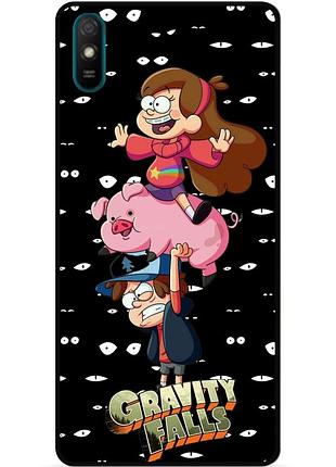 Силіконовий чохол бампер для huawei y5 2019 з малюнком гравіті фолз gravity falls