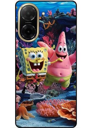 Силиконовый бампер чехол для xiaomi redmi a5 с рисунком sponge bob губка боб