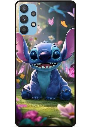 Силіконовий бампер чохол для samsung a72 стіч stitch
