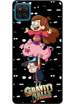 Силиконовый бампер чехол для samsung a22 с картинкой gravity falls гравити фолз
