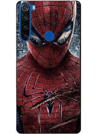 Силіконовий чохол бампер для xiaomi redmi note 8t людина-павук spider man
